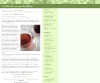 Teaguide.net(Along with various tea ramblings) Screenshot