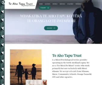 Teahotapu.com(Te Aho Tapu Trust) Screenshot