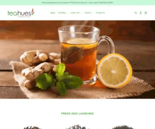 Teahues.com(Tea Hues) Screenshot