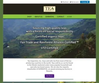 Teaimporters.com(Tea Importers) Screenshot