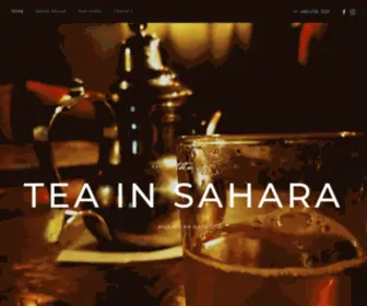 Teainsahara.com(Tea in Sahara) Screenshot