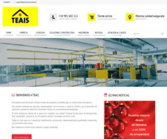 Teais.es(Fabrica de productos y sistemas para la construcción) Screenshot