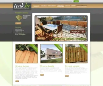Teak.hr(Drveni namještaj) Screenshot