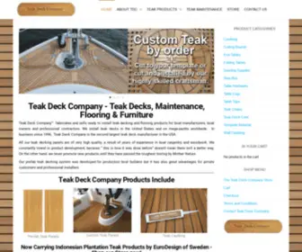 Teakdeckcompany.com(Teak Deck Company) Screenshot