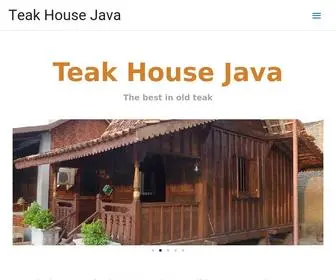 Teakhousejava.com(Teak House Java) Screenshot
