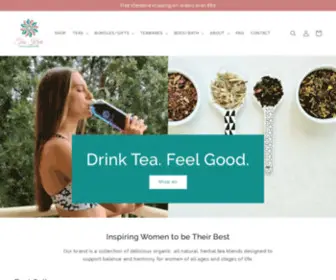 Teakick.com.au(Finest Organic Teas) Screenshot