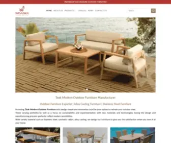 Teakmodernfurniture.com(Teak Modern Furniture Indonesia) Screenshot