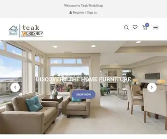 Teakworkshop.com(Index) Screenshot