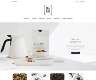 Tealab.co.uk(Tea Lab Company) Screenshot