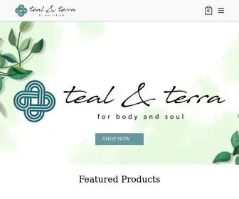 Tealandterra.com(Online Organic & Natural Beauty Products Store India) Screenshot