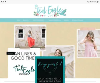 Tealeagleboutique.com(The Teal Eagle Boutique) Screenshot