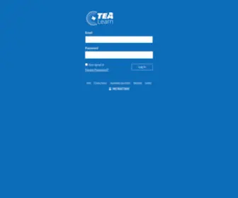 Tealearn.com(Log In to Canvas) Screenshot