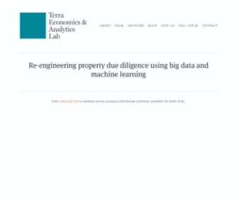 Tealindia.in(Terra Economics & Analytics Lab) Screenshot