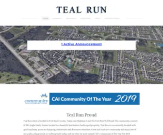 Tealrun.org(Teal Run GMA) Screenshot