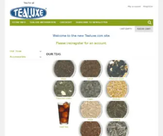 Tealuxe.com(Tealuxe) Screenshot