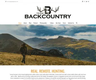 Team-Backcountry.com(Backcountry hunting) Screenshot