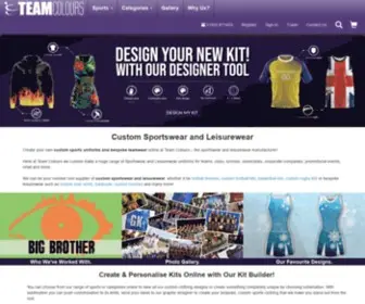 Team-Colours.co.uk(Custom Sportswear And Leisurewear) Screenshot