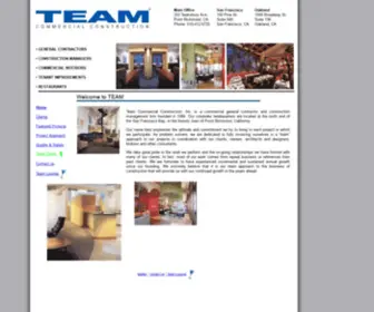 Team-Commercial.com(Team Commercial Construction) Screenshot