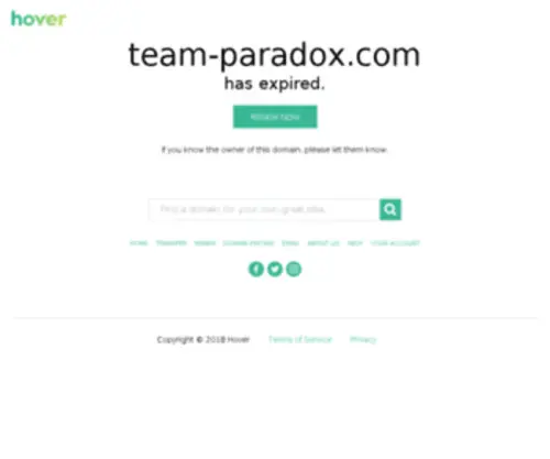 Team-Paradox.com(Team Paradox) Screenshot