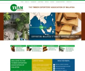 Team.org.my(The Timber Exporter's Association of Malaysia) Screenshot