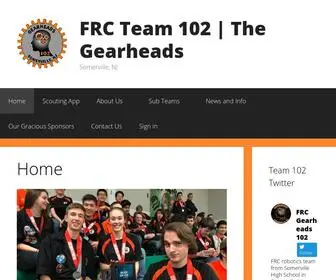 Team102.org(The Gearheads) Screenshot