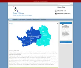 Team2Clean.co.uk(Team2Clean) Screenshot