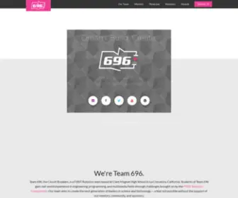 Team696.org(Team 696) Screenshot