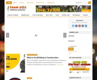 Team809.com(Team 809 Online Scaffolding Safety Trainers) Screenshot