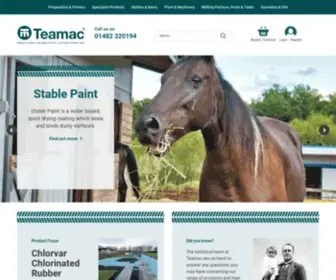 Teamacagricultural.co.uk(Paint, Varnish and Special Coatings for the Agricultural sector) Screenshot