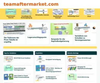 Teamaftermarket.com(Kostenlose Kurse im Investment Banking) Screenshot