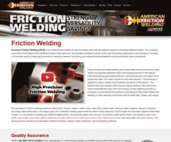Teamafw.com(American Friction Welding (AFW)) Screenshot