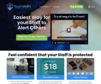 Teamalert.com(Made for Business) Screenshot