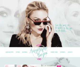 Teamangeliqueboyer.com(Team Angelique Boyer) Screenshot