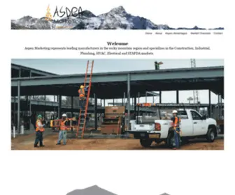 Teamaspeninc.com(Representing leading manufacturers in the rocky mountain region) Screenshot