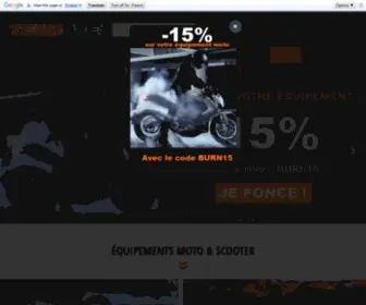 Teamaxe.com(Équipements moto & scooter) Screenshot