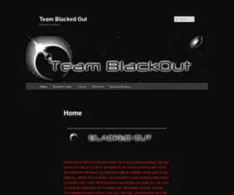 Teamblackedout.com(Teamblackedout) Screenshot