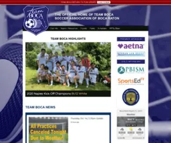 Teamboca.com(Team Boca) Screenshot