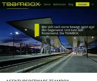 Teambox.de(TEAMBOX Agentursoftware) Screenshot