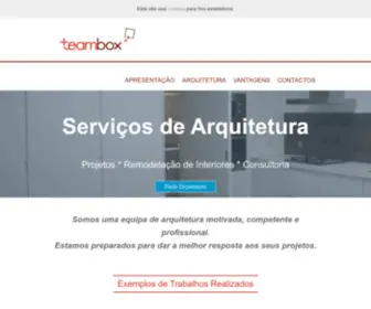 Teambox.pt(Criatividade em arquitetura) Screenshot