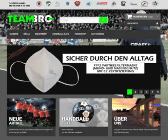 Teambro.de(TeamBro Onlineshop) Screenshot