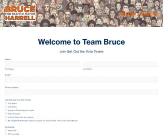 Teambruceforseattle.com(Team Bruce) Screenshot