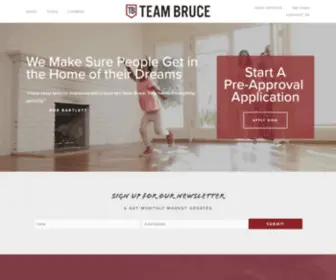 Teambrucemortgage.com(Team Bruce) Screenshot