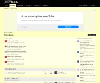 Teambuick.com(Team Buick) Screenshot