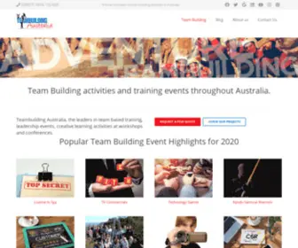 Teambuildingaustralia.com.au(Teambuilding Australia) Screenshot