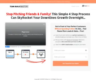 Teambuildmastery.com(Learn how to drastically increase your team building results) Screenshot