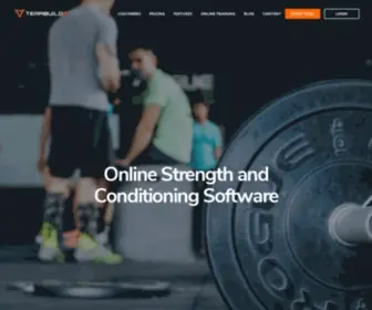 Teambuildr.com(Online Strength and Conditioning Software) Screenshot