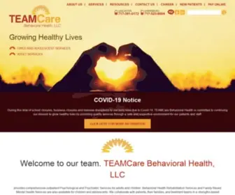 Teamcarebh.com(TEAMCare Behavorial Health) Screenshot