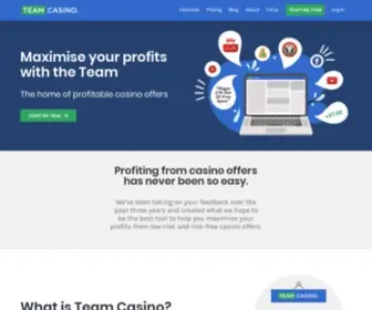 Teamcasino.com Screenshot