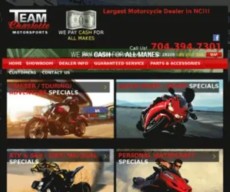 Teamcharlottemotorsports.com Screenshot