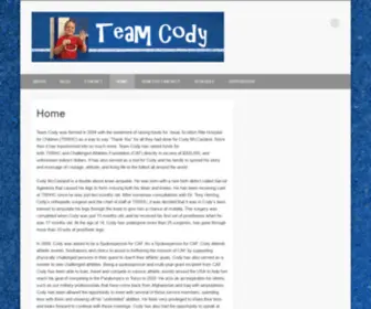 Teamcody.com( Team Cody) Screenshot